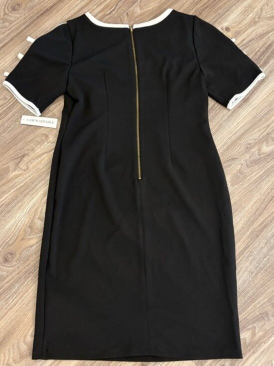 Shelby‎ & Palmer Black Dress with White Trim NWT - Picture 2 of 3
